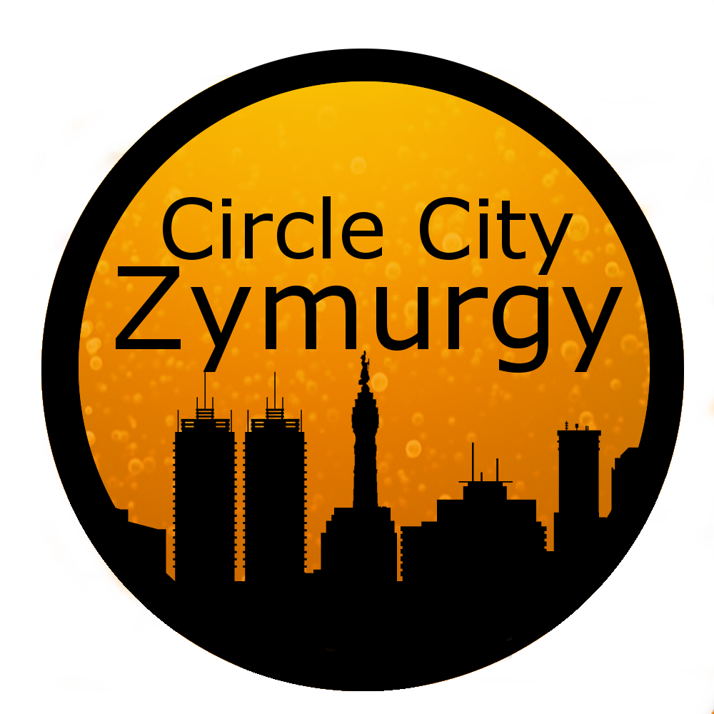 Circle City Zymurgy - Indianapolis Skyline - Beer Background